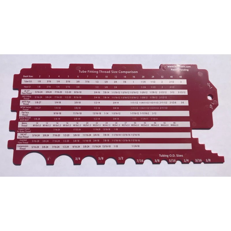 StainlessTown Pipe & Tubing & Hose Sizing Gauge