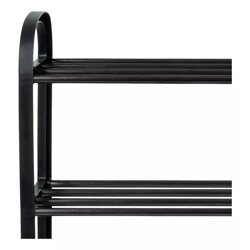 Home Zapatera 4 Niveles Negro Repisa Organizador