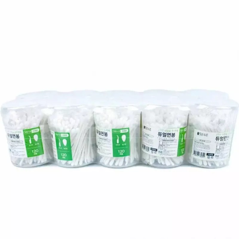 추천제품 신상 둥근형 120개 귀이개 종이 10통 듀얼면봉 Recommended Product