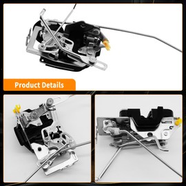 Ovabeyna Driver Side Door Latch Lock Front Left 69320-04010 Compatible with Toyota Tacoma 1998-2004, For Manual Locks Non Power Door Lock