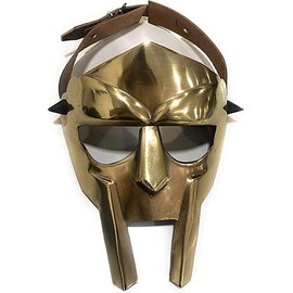 NauticalMart MF Doom Rapper Madvillain Gladiator Mask (Brass)