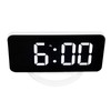 LED Digital Alarm Clock USB Charging Mirror Clock with 4