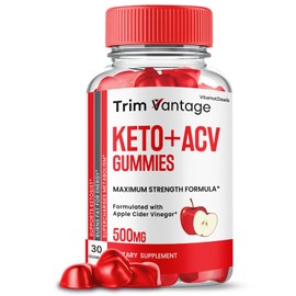 Trim Vantage Keto ACV Gummies, TrimVantage ACV Max Strength Supplement (5 Pack)