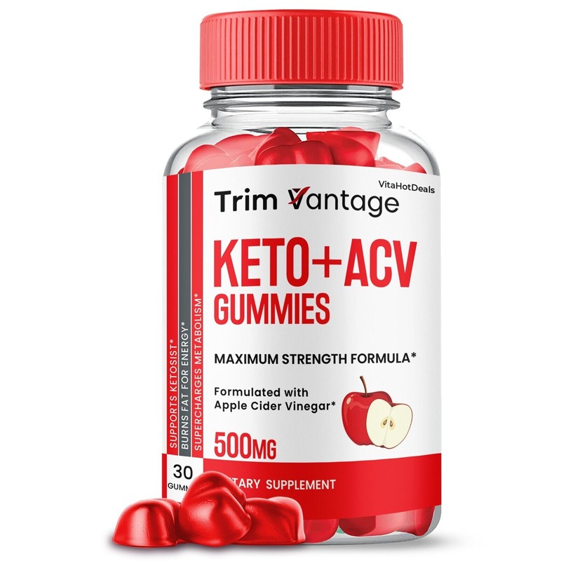 Trim Vantage Keto ACV Gummies, TrimVantage ACV Max Strength Supplement