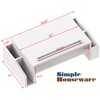Simple Houseware Desk Monitor Stand Riser with Adjustable Organizer Tray,