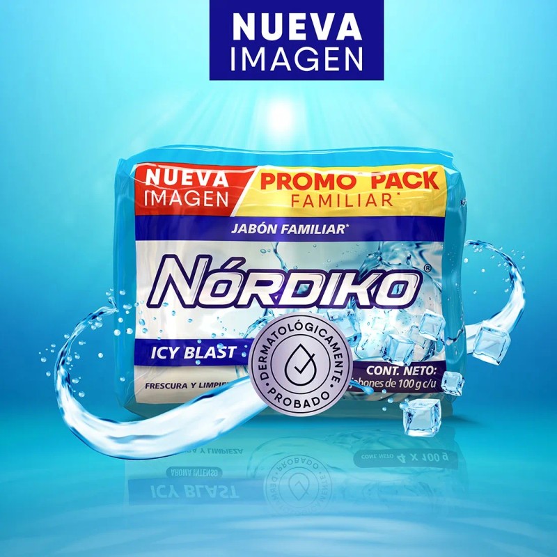 Jabón Barra Nordiko Familiar 405 Pack