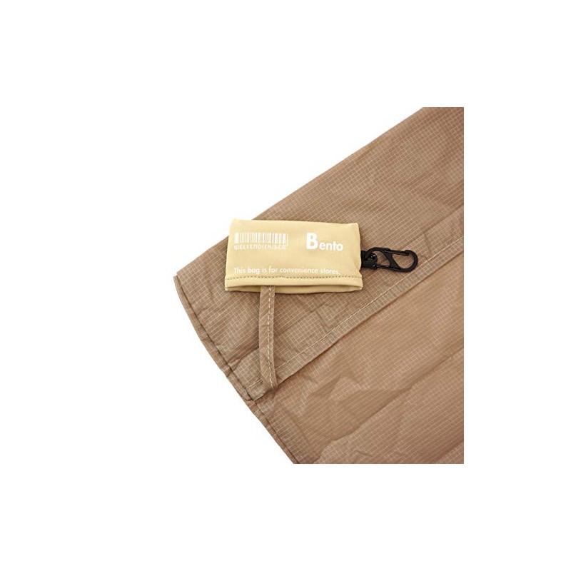 Hemmings WEEKEND(ER) HUNGBAG Lunch Bag with Carabiner, Beige