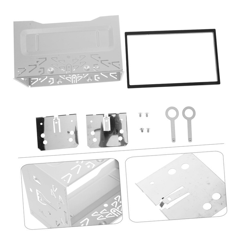 COHEALI 1 Set Car Radio Stereo Fitting Cage Kit Simple