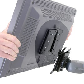 Ergotron – Quick Release Bracket – for Monitor and TV Screens Up to 35 lbs, Less Than 3 Inch Display Depth – Add-on for VESA Monitor Arms
