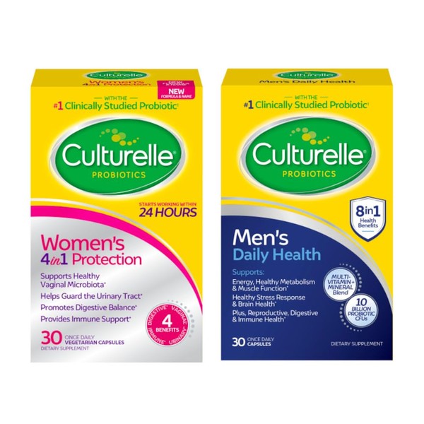 Culturelle Culturelle Bundle of Culturelle Women's 4-in-1 Protection, Daily Probiotics