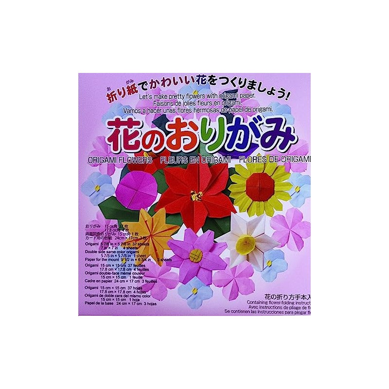 Aitoh Origami Flowers Paper Kit-
