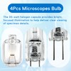 Memiuyelay 4Pcs Microscopes Halogen Bulb 6V 30W Halogen Replacement Bulbs