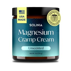 Magnesium Cream, loción de magnesio sin perfume hecha en Estados Unidos para pies | Aceite de magnesio con ingredientes limpios, crema de pies para pi