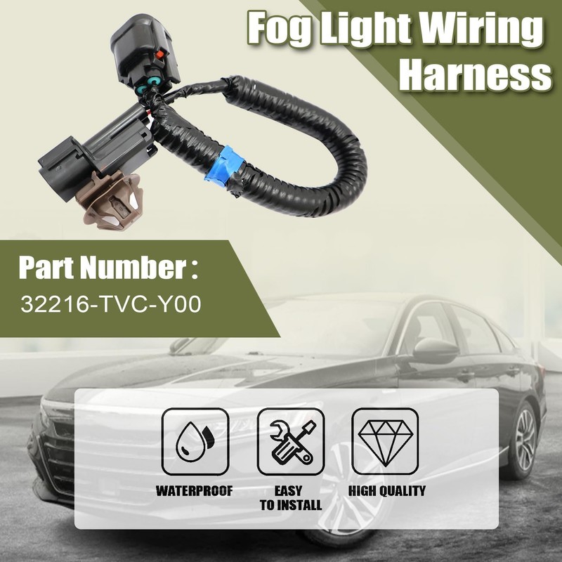 Priprilod Front Fog Light Wiring Harness Left LH Driver Side