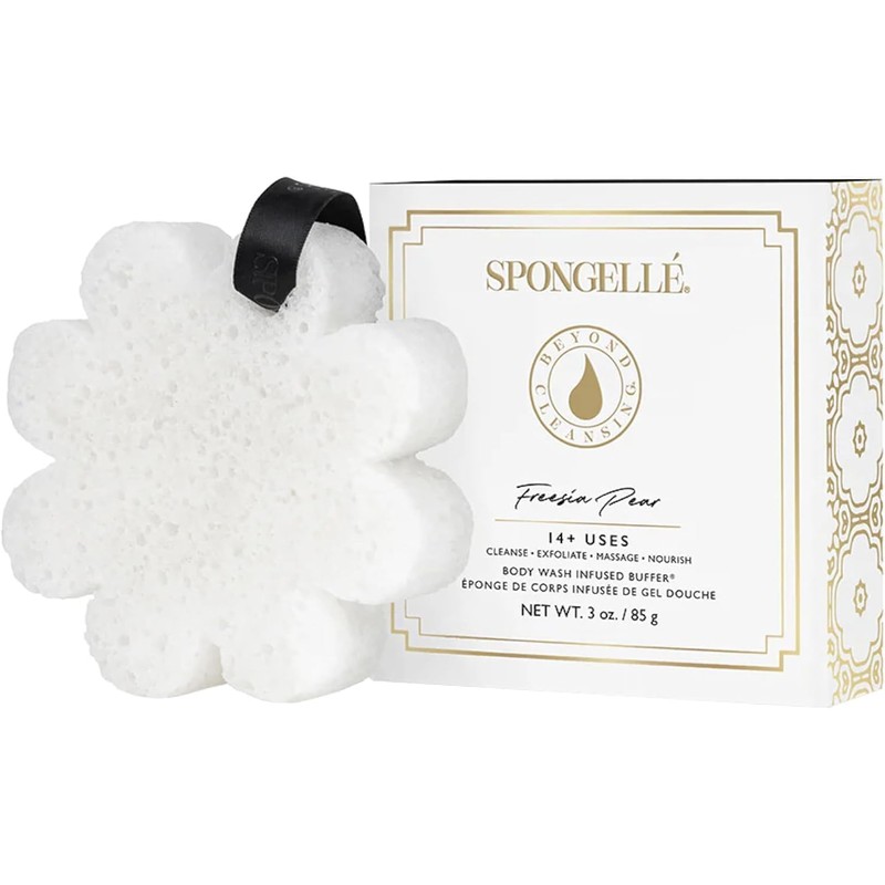 Esponja Exfoliante Corporal Wild Flower Buffer Con Gel De Ducha