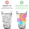 KEELYY 60 x Reusable Ice Cubes, Plastic BPA-Free, Party Ice
