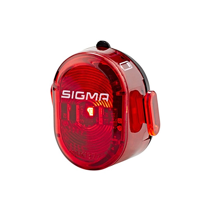 SIGMA SPORT Nugget II Fahrradbeleuchtung, Rot, One Size & Fischer
