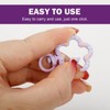 11Pcs Colorful Flower Metal Lobster Claw Clasps with Spring O