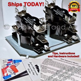 NORDYNE 4 Pole Electric Furnace Heat Sequencer Goodman Intertherm Miller Nordyne + Instr