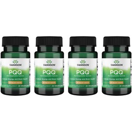 Swanson Pqq Pyrroloquinoline Quinone 20 mg 30 Veg Caps (4 Pack)