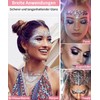 Glitter Face Gel, Glitter Sequins Chunky Glitter Liquid Gel for