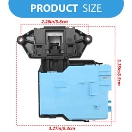 SYOWADA EBF49827801 Washer Door Switch and Lock Assembly, Replacement for LG Washer F1254FD F1254FD1 F1254FD3, Replaces EBF49828802 6601ER1004C