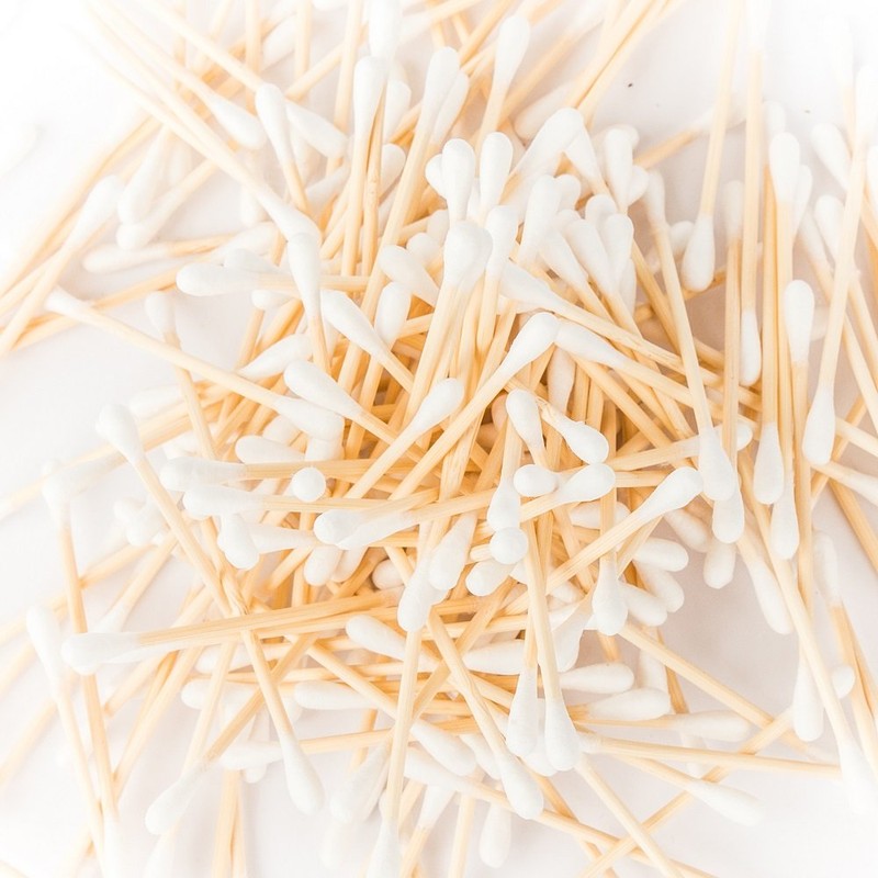 Pandoo Pack of 4 Bamboo Cotton Buds (800 Pieces) |