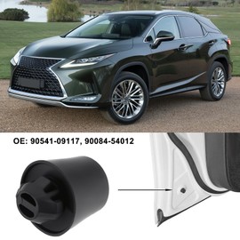 Briny River 10Pcs Rubber Car Door Shell Cushion Trunk Lid Bumper Clip 90541-09117 90084-54012 Compatible with Toyota Compatible with Lexus