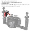 Underwater Shutter Trigger Extension Lever Portable Diving Tray Stabilizer for