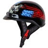 Cartman Cruiser Scooter Motorcycle Half Face Helmet, American Flag Skull