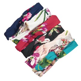 Healvian 6pcs Knotted Headbands for Women Chic Cross Hair Accessories for Parties Dancing and Daily Use Versatile Turban Style Hair Wraps