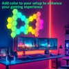 Large Hexagon Lights 8Pack LED Gaming Panel - RGB Led