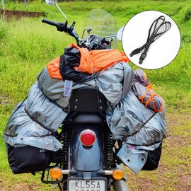 Jubaopen 2PCS Bike Elastic Straps Elastic Luggage Rope Bicycle Elastic Cords Bungee Cord Straps Bike Straps with Hooks for Bicycles Motorcycles Trucks Trailers Shelves