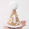WAWUO - Gorro de cumpleaños con temática de Sweet Daisy