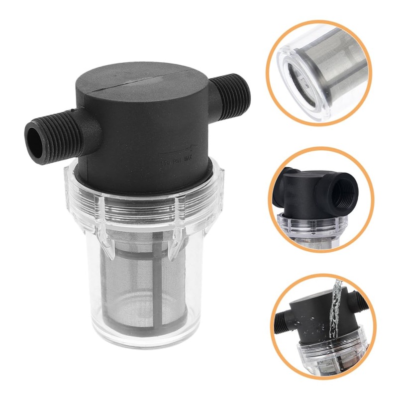 TEHAUX Rv Water Filter Water Inline Pipe Hose Hose Fine