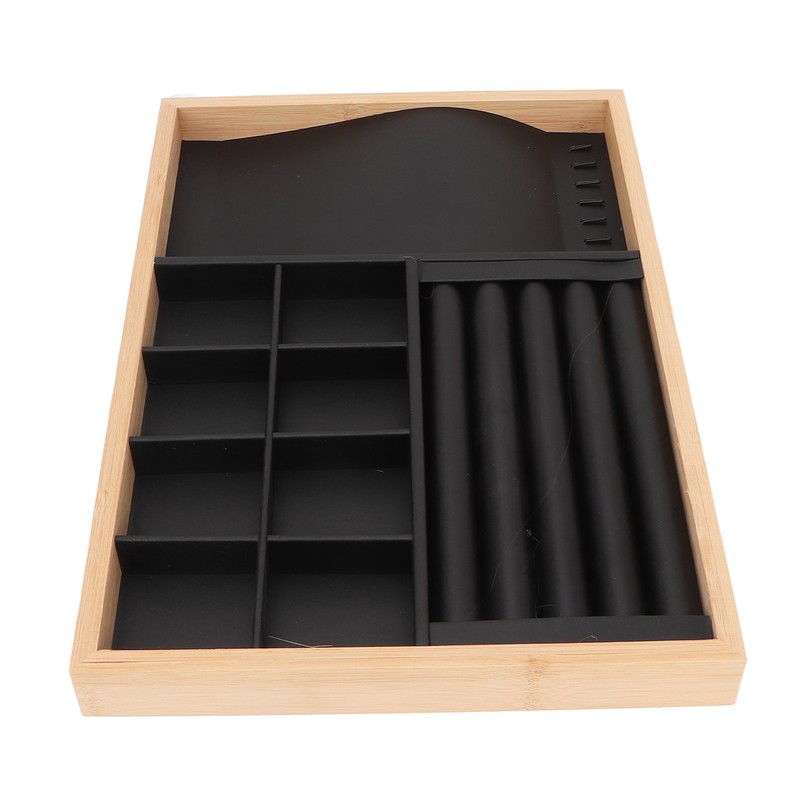 Stackable Jewelry Tray Organizer 3 Purpose Storage Cabinet Drawer Display