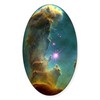 CafePress Hubble Telescope Image Oval Sticker Oval Car Bumper Sticker