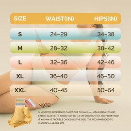 YOUNGTIME 7-Day Colorful Disposable Underwear for Women,100% Cotton Panties Travel for the Week(7 Pack),M