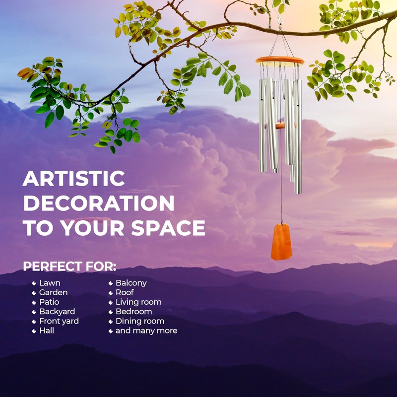 Hanway Beautiful Wind Chimes with Deep Tone for Outside -