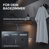 ovimar Vigra Double Towel Hook for Drilling Stainless Steel Black