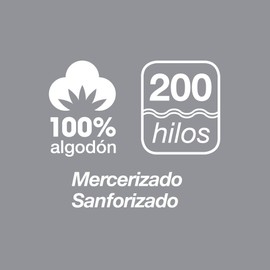 Estella Pillow Cover Fridge Smooth 200 Thread Soft Percale, 200 Thread Count, Various Sizes and Colours