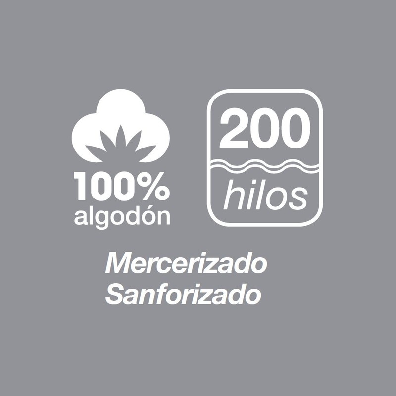 Estella Pillow Cover Fridge Smooth 200 Thread Soft Percale, 200