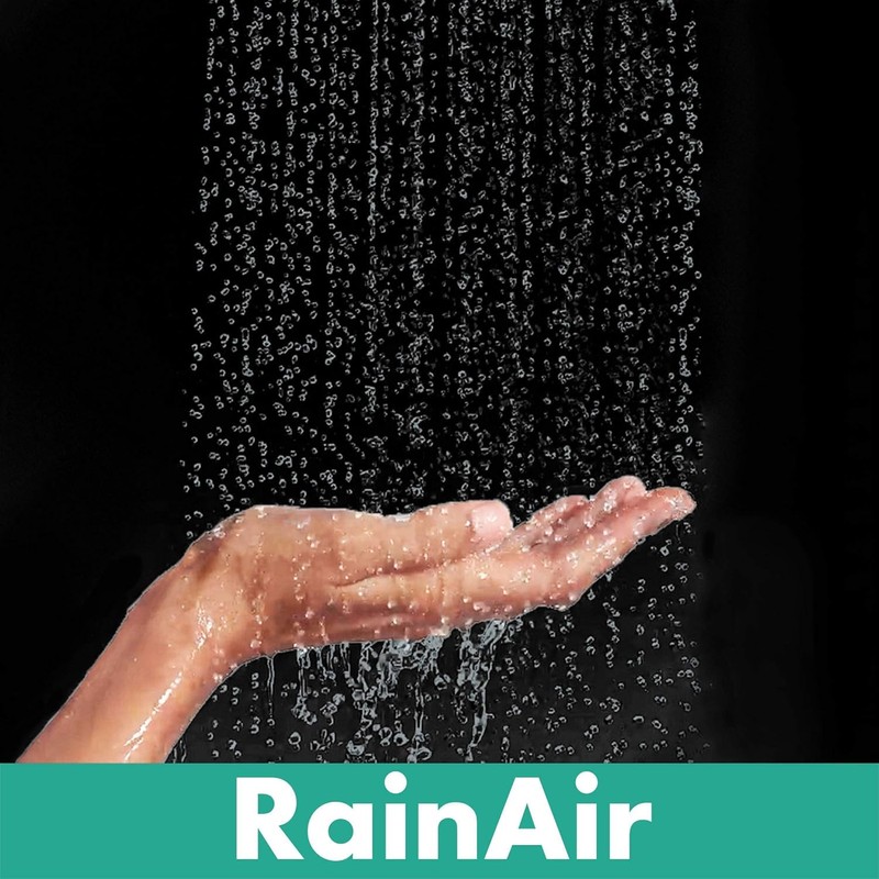 JINYOMFLY Rain Shower Head, Square Rain Shower Head, 13 Inches,