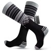 OutdoorMaster Unisex Merino Wool Ski Socks for Men/Women (OTC) Non-Slip