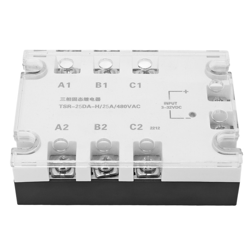 3 Phase Solid State Relay White Noiseless Anti Shock Reliable