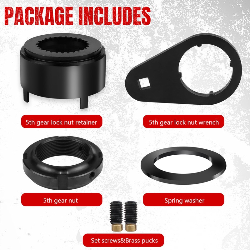 Dexepe 5th Gear Lock Nut Retainer Kit & 1/2" Drive