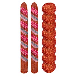 Bridgford Old World Pepperoni Stick 16 oz Pack of 2 - Naturally Smoked Pepperoni Stick for Pizza and Sandwiches - High Protein Zero Carb Keto Snack for Low Carb Keto Diets and Dietary Preferences
