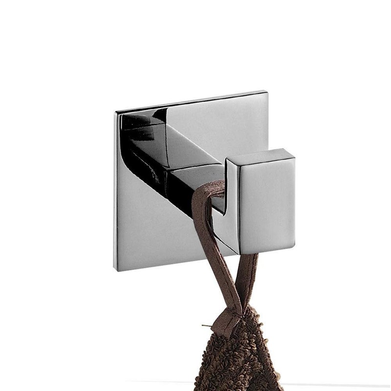Melairy Self Adhesive 304 Stainless Steel Bathroom Square Towel Hook