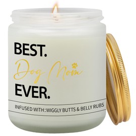 Goiicoln Dog Mom Gifts for Women, Dog Mom Lavender Scented Candle, Birthday Gifts for Dog Lovers Wife, Dog Lovers Birthday Gift for Her, Best Dog Mom Candle, Best Dog Mom Candle