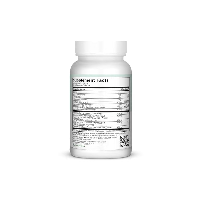 Maxi Health Migraine Max| Powerful Migraine Relief | 100% Natural